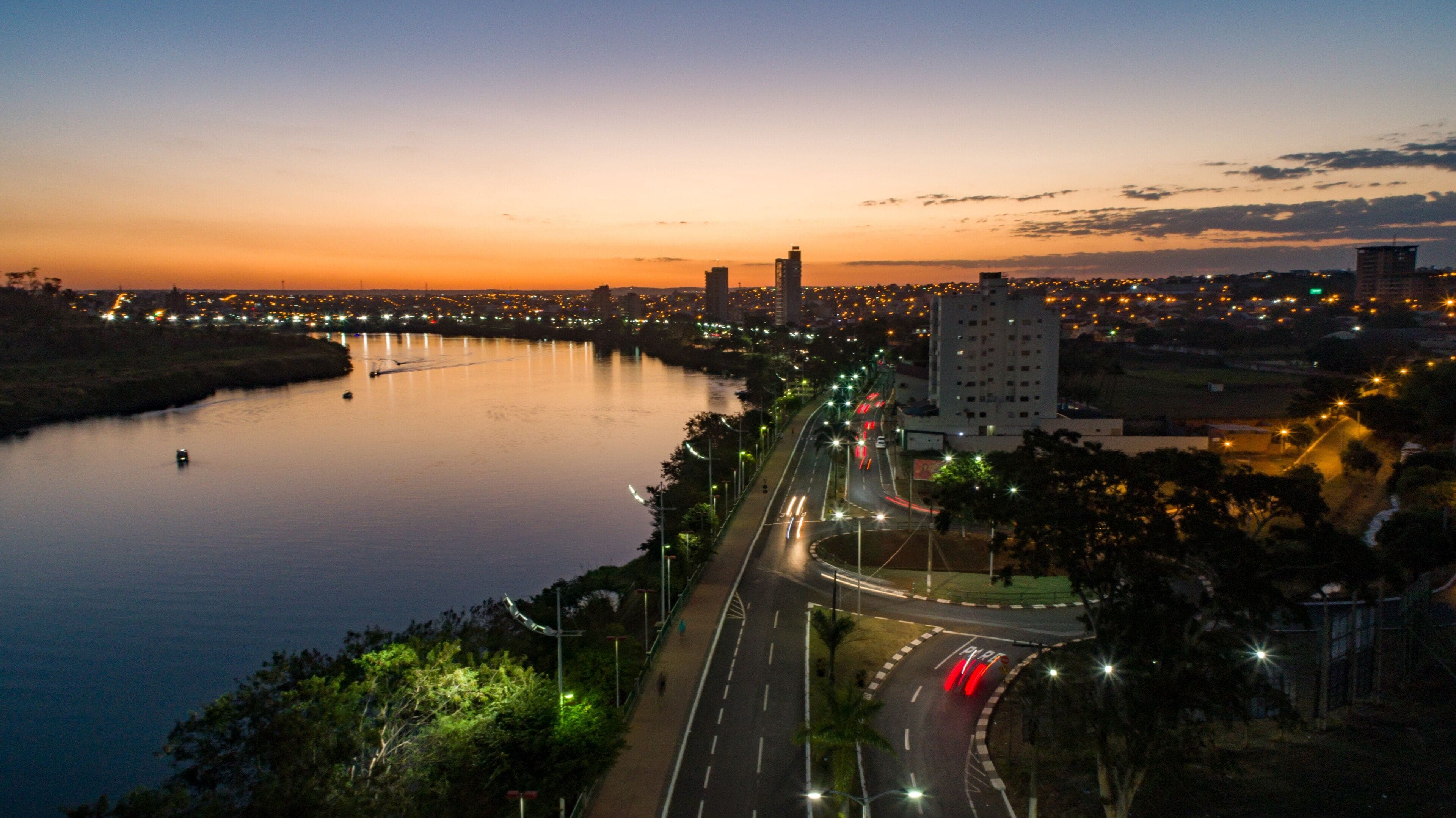 Vista aérea de Itumbiara, GO